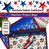 Cross Stitch Project Bag - Patriotic Collection